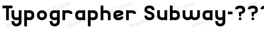 Typographer Subway字体转换